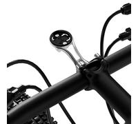 Supporto da 32 mm per manubrio della bicicletta per Garmin Edge Explore, torcia elettrica e action cam, compatibile con Bryton, Wahoo e CATEYE, leggero supporto per bici in lega di alluminio per GPS