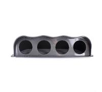 Supporto da 52 mm per auto, con staffa a 4 fori in plastica ABS per un'installazione sicura e stabile del contatore da corsa (colore con motivo a carbonio)