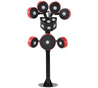 Supporto da allenamento per bersaglio da boxe, con 12 cuscinetti resistenti, macchina per kickboxing, per adulti e bambini, sacco da boxe in piedi per pratica e allenamento