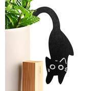 Supporto da appendere per vasi a forma di gatto, decorazione con figure di animali per giardino, divertente per piante grasse in vaso, decorazione per interni esterni patio Ho