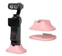 Supporto da auto per Insta360 Luna Ultra, staffa per display da scrivania, supporto adesivo stabile per auto, per vlogging, live streaming, supporto verticale per fotocamera, accessorio (rosa)
