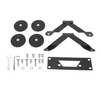 Supporto da auto per mini parabola salvaspazio, kit di montaggio per antenna parabolica portatile a forte assorbimento per auto, barca, realizzato in metallo ABS