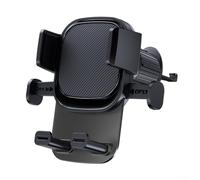 Supporto da auto per telefono con una sola mano, ideale per guida distratta (nero)