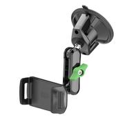 Supporto da auto regolabile a 360° - Supporto a ventosa per cruscotto con base di sollevamento per registrazione/navigazione, universale