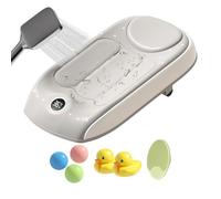 Supporto da bagnoper bambini per vasca | Supporto per sedile da doccia ergonomico con rilevamento della temperatura per bagno| Regolazione 'altezza a tre livelli per bagnodei bambini | pe