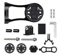 Supporto da bicicletta in alluminio per Garmin Edge, regolabile, per manubrio anteriore, compatibile con Wahoo Bryton Cateye, per Edge 520 530 800 1000 1030