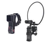 Supporto da collo + cinturino da polso per Insta360 Luna Ultra, kit di ripresa 2 in 1, staffa per collana e cinturino per telecomando per registrazione video POV/Vlog in prima persona a mani libere