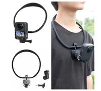 Supporto da Collo POV per DJI Osmo 360, Supporta Riprese Multiangolari a 360°, Supporto Regolabile con Cinturino Pettorale, Staffa per Fotocamera con Filettatura da 1/4" per Registrazioni VLOG in Prim