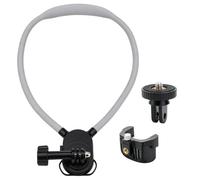 Supporto da Collo POV per Insta360 Luna Ultra Staffa di Espansione Portatile Supporto da Collo Morbido Antiurto Antiscivolo con Angolo Regolabile per 360 Luna Ultra，Montaggio al Collo