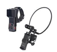 Supporto da collo regolabile per Insta360 Luna Ultra, da appendere per la prima vista, accessori per action camera, cinturino da polso con telecomando (set di cinghie da collo)