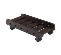 Supporto da CPU/Porta CPU Desktop. Pc Carrello del supporto della torre, legno Pc Supporto for pavimenti a torre processore Carrello del supporto con ruote sotto la scrivania (marrone) Supporto per PC