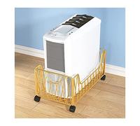 Supporto da CPU/Porta CPU Supporto for CPU Mobile, Carrello for PC Tower in Metallo, Supporto for CPU con Supporto for PC da Pavimento con 4 Ruote Girevoli Sotto la Scrivania, for Home Office Supporto