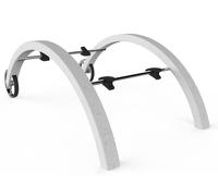 Arkema Supporto per Chaise Longue Serendipity con ruote e braccioli Bianco