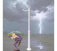 Supporto da esterno per telecamera di sicurezza con pannelli solari e parafulmine per una migliore sorveglianza agli incroci