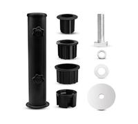 Supporto da esterno Supporto antiruggine Ombrello Mount Morsetto Adatto Per Deck Cortile Picnic Tavoli Balconi Patio Acciaio Quadrato Stand Holder Deck Base Esterna Ombrello Resistente alla ruggine