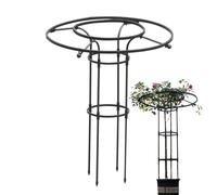 Supporto da giardino in metallo, resistente alle intemperie, per piante rampicanti, fiori, rose e pomodori, robusto supporto per piante obelisco per giardino, esterni e aiuole