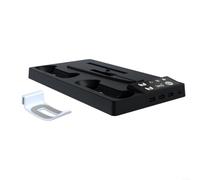 Supporto da gioco per PS5 Pro, stazione di raffreddamento con controller regolabile a 3 livelli, in materiale ABS, accessorio per console digitale e configurazione domestica, colore nero