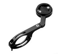 Supporto da manubrio per fotocamera GPS Light per ciclismo combinato (nero) | Estensione a forma di L, lunghezza 126 mm, libera lo spazio sul manubrio, migliora l'angolo di visione, design aerodinamico