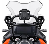 Supporto da manubrio per navigatore da moto compatibile con Garmin Zumo XT, XT2 e modelli AMPS - Supporto da manubrio tipo “pancake” per navigatore, accessori, 12 mm