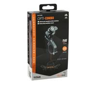 SUPPORTO DA MANUBRIO PORTA SMARTPHONE LAMPA OPTI COMBO TITAN SERIES IN METALLO