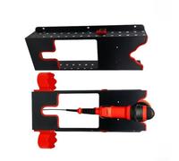 Supporto da Muro per Lucidatrice Auto in Acciaio 49cm | Acciaio laminato a per freddo, design salvaspazio, montaggio verticale, per ideale per garage
