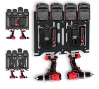 Supporto da parete 3 in 1 per caricabatterie Worx e batteria da 20 V, supporto per batteria in metallo, trapano a batteria Worx, supporto per batteria WA3551 WX372 WA3867 3880 3883 WA3860
