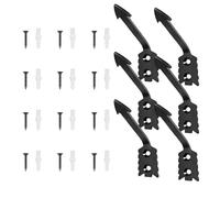 Supporto da parete a forma di teschio di cervo, supporto da parete per teschio, set di 6 ganci da parete per testa di cervo e altri teschi più piccoli, espositore a forma di testa di cervo