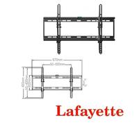 SUPPORTO DA PARETE A QUADRO PER TV LED LCD DA 32" A 55" CON INCLINAZIONE 0/15°