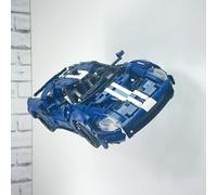 Supporto da parete compatibile con LEGO Technic Ford GT 42154 - Espositore da parete per auto sicuro