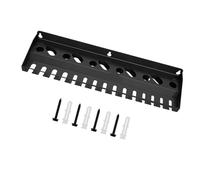 Supporto da parete con 3 aperture modificabili per un'organizzazione sicura degli attrezzi, rifiuto della costruzione, facile installazione, pianificatore da parete per garage, parentesi