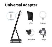 Supporto da parete con braccio per studio fotografico Video linee stroboscopiche Genere massimo/135/170/cm Girevole orizzontale e verticale