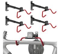 Supporto da parete con ganci per biciclette 30 kg 4 pezzi Maclean MC-172