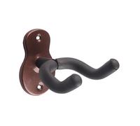 Supporto da parete for chitarra - Gancio metallico girevole con imbottitura morbida for acustica, elettrica, basso, ukulele, banjo - Espositore da parete(Metallic)