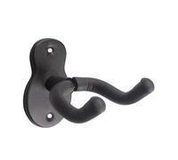 Supporto da parete for chitarra - Gancio metallico girevole con imbottitura morbida for acustica, elettrica, basso, ukulele, banjo - Espositore da parete(Nero)