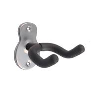 Supporto da parete for chitarra - Gancio metallico girevole con imbottitura morbida for acustica, elettrica, basso, ukulele, banjo - Espositore da parete(Silver)