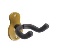 Supporto da parete for chitarra - Gancio metallico girevole con imbottitura morbida for acustica, elettrica, basso, ukulele, banjo - Espositore da parete(Gold)