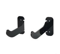 Supporto da parete for tappetino yoga in acrilico A52D, rullo in schiuma for esercizi, supporto for appendere oggetti(Clear)