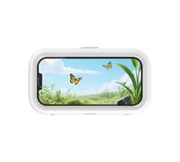 Supporto da parete impermeabile - ABS 20,5 x 11 cm | Supporto mobile regolabile e amichevole, soluzione di visualizzazione multimediale sicura per il bagno, , lo streaming, le mani libere
