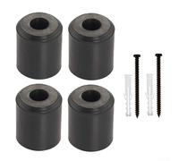 Supporto da parete in gomma per lo stoccaggio verticale dello snowboard con semplice integrazione nello spazio della parete (4PCS)