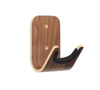 Supporto da parete in legno di alta qualità per chitarra, con supporto in silicone, opzioni di montaggio facili per chitarre acustiche, elettriche e classiche