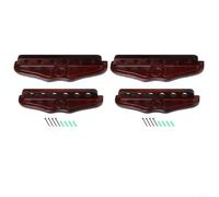 Supporto da parete in legno per stecca da biliardo, 6 scomparti, supporto per biliardo, espositore per snooker, finitura rossa, accessorio decorativo per la casa e la stanza dei giochi (rosso vino