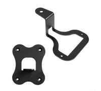 Supporto da parete in metallo bianco per Wiim Sound Speaker Compact (nero) | Metallo robusto, nero per l'aspetto, su misura per Wiim Lite, montaggio a parete stabile, senza oscillazioni durante il