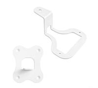 Supporto da parete in metallo bianco per Wiim Sound Speaker compatto | Metallo robusto, nero per l'aspetto, su misura per Wiim Lite, montaggio a parete stabile, senza oscillazioni durante il