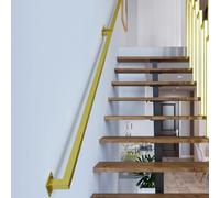 Supporto da parete in metallo e ferro battuto per gradini esterni, elegante decorazione per interni, durevole e decorativo, perfetto per la casa e il giardino