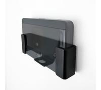 Supporto da parete in metallo per TP-Link M7350, fissaggio adesivo o a vite, supporto per router mobile, colore nero, ideale anche per il campeggio