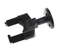 Supporto da parete in plastica per ukulele, con blocco automatico, colore nero