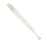 Supporto da Parete Intrecciato per Ukulele e Mandolino in Cotone Lino | Decorazione Rustica Nappe, Stile Pastorale Naturale, per Sala Musica e Finestra, Salva Spazio a Terra