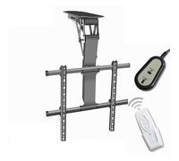 Supporto da parete motorizzato per TV, ascensore a soffitto nascosto, ascensore elettrico per TV con sollevamento automatico, retrattile da 0 a 90 gradi, perfetto per home theater e risparmio di