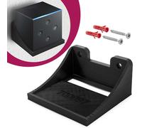 Supporto Da Parete Nero Compatibile Con Amazon Fire TV Cube
