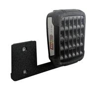 Supporto da parete per 2 batterie Bosch da 18 V, compatibile con batterie PBA della serie Green Home & Garden - nero - salvaspazio e stabile - Made in Germany | Xebtec (per 2 batterie)